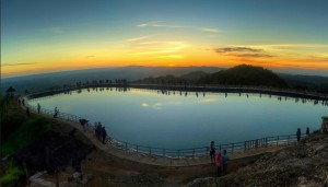 Sunset di Embung Nglanggeran